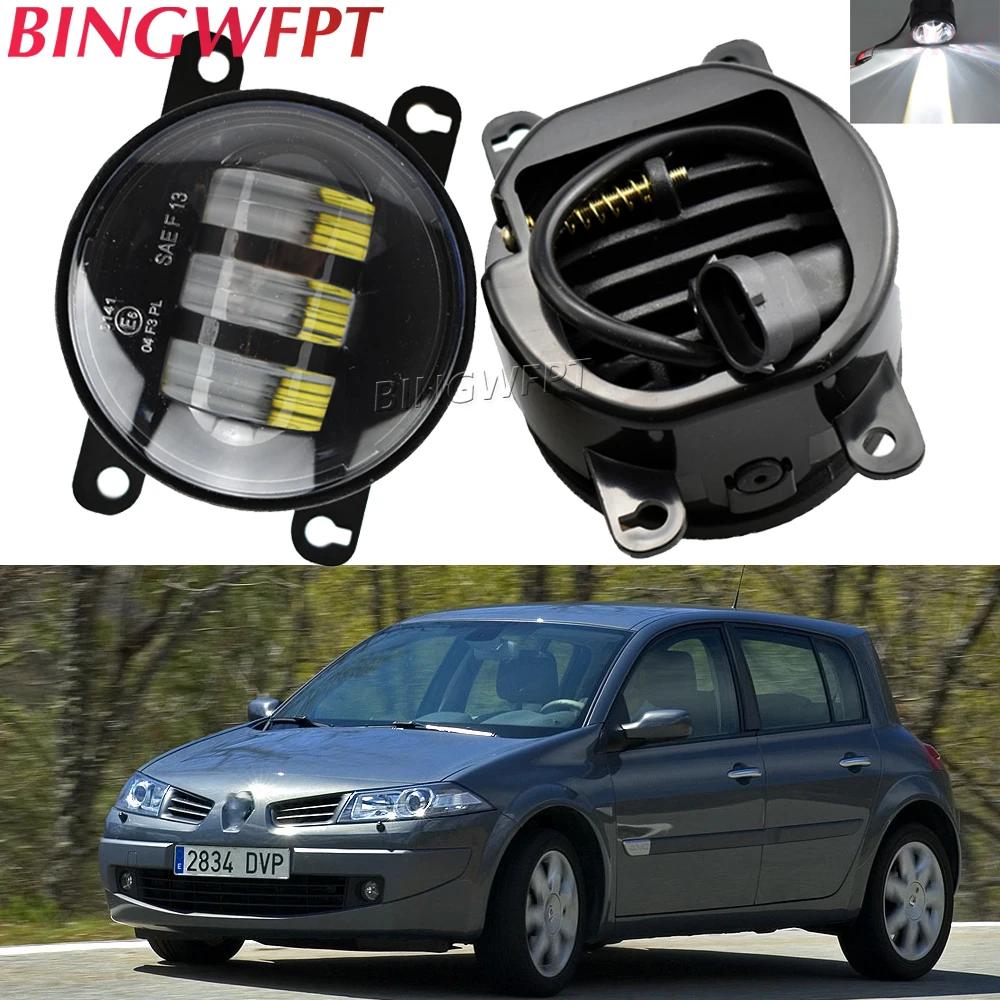 Renault Megane 2/3 Duster Kangoo Grand Kangoo 2007-2015  Ȱ  2 , ڵ LED  DRL Ȱ ְ   H11